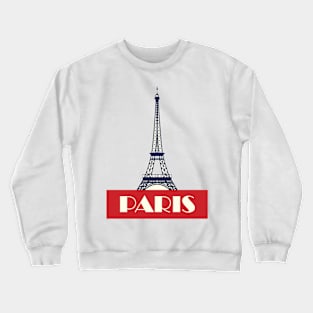 PARIS FRANCE The Eiffel Tower Crewneck Sweatshirt